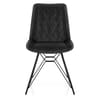 Indi Dining Chair Black Velvet