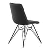 Indi Dining Chair Black Velvet