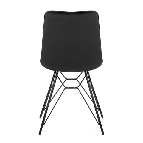 Indi Dining Chair Black Velvet