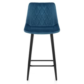 Indi Bar Stool Blue Velvet