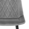 Indi Bar Stool Grey Velvet