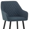 Cello Bar Stool Blue Fabric