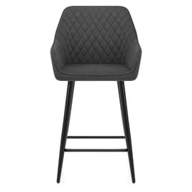 Cello Bar Stool Charcoal Fabric