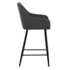 Cello Bar Stool Charcoal Fabric
