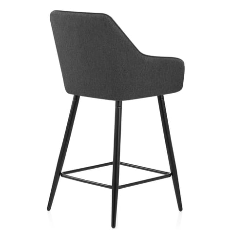 Cello Bar Stool Charcoal Fabric