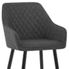 Cello Bar Stool Charcoal Fabric