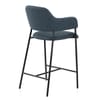 Trent Bar Stool Blue Fabric