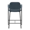 Trent Bar Stool Blue Fabric