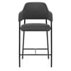Trent Bar Stool Charcoal Fabric