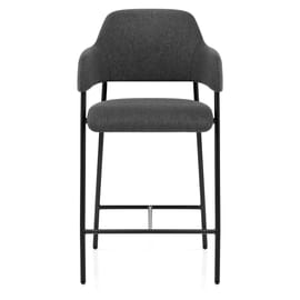 Trent Bar Stool Charcoal Fabric