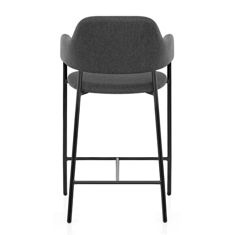 Trent Bar Stool Charcoal Fabric