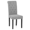 Utah Dining Chair Grey Fabric