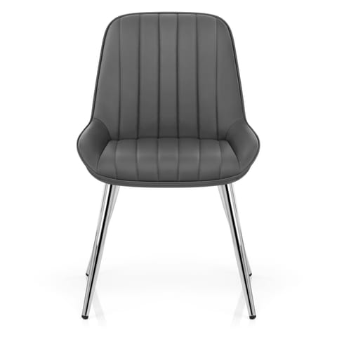 Mustang Chrome Chair Grey