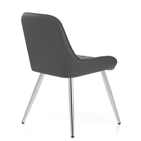 Mustang Chrome Chair Grey