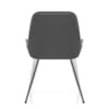 Mustang Chrome Chair Grey