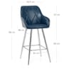 Mason Bar Stool Antique Blue