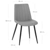 Camino Dining Chair Mid Grey