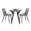 Wessex Dining Set Grey Wood & Mid Grey