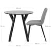 Wessex Dining Set Grey Wood & Mid Grey