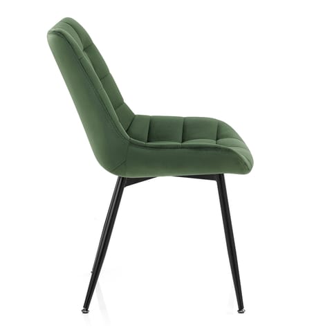 Lisbon Dining Chair Green Velvet