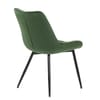 Lisbon Dining Chair Green Velvet