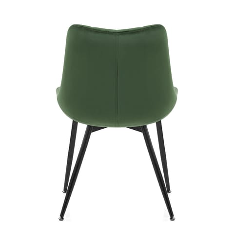 Lisbon Dining Chair Green Velvet