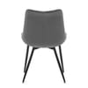 Lisbon Dining Chair Grey Velvet