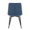 Lagos Dining Chair Blue Velvet