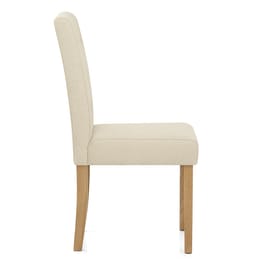 York Dining Chair Cream Fabric