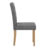York Dining Chair Grey Fabric