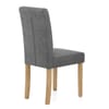 York Dining Chair Grey Fabric