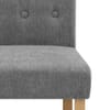 York Dining Chair Grey Fabric