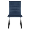 Chevelle Dining Chair Blue Velvet