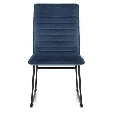 Chevelle Dining Chair Blue Velvet