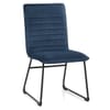 Chevelle Dining Chair Blue Velvet