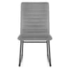 Chevelle Dining Chair Grey Velvet