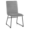 Chevelle Dining Chair Grey Velvet