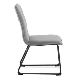 Chevelle Dining Chair Grey Velvet