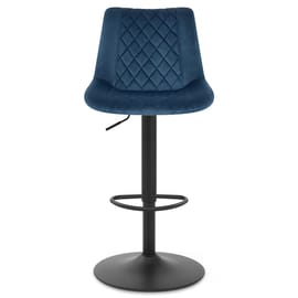 Faro Bar Stool Blue Velvet