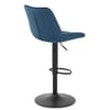 Faro Bar Stool Blue Velvet