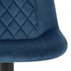 Faro Bar Stool Blue Velvet