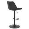 Porto Bar Stool Black Leather