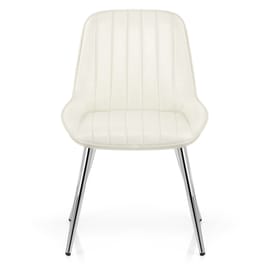 Mustang Chrome Chair Antique Cream