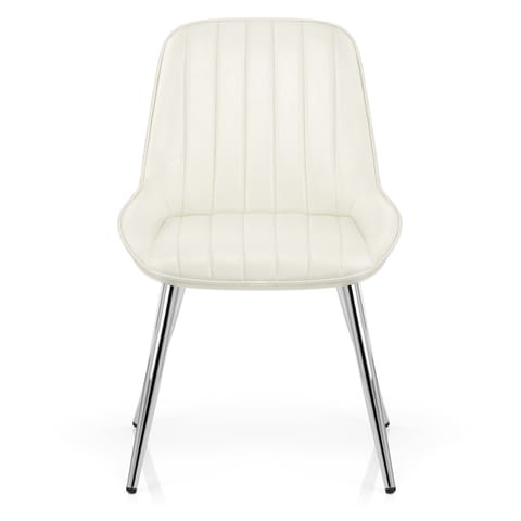 Mustang Chrome Chair Antique Cream