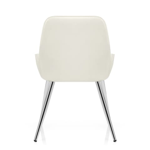 Mustang Chrome Chair Antique Cream
