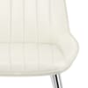 Mustang Chrome Chair Antique Cream