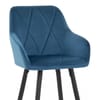 Lanson Bar Stool Midnight Blue Velvet