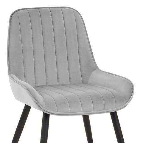 Mustang Chair Grey Velvet