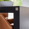 Kanto Real Leather Bar Stool Brown