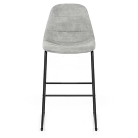Platina Bar Stool Antique Light Grey